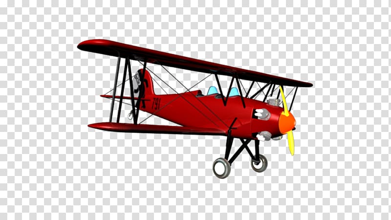 Biplane Radio-controlled aircraft Model aircraft Airplane, aircraft transparent background PNG clipart