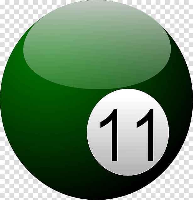 Billiard Balls Eight-ball Green, two-eleven came transparent background PNG clipart
