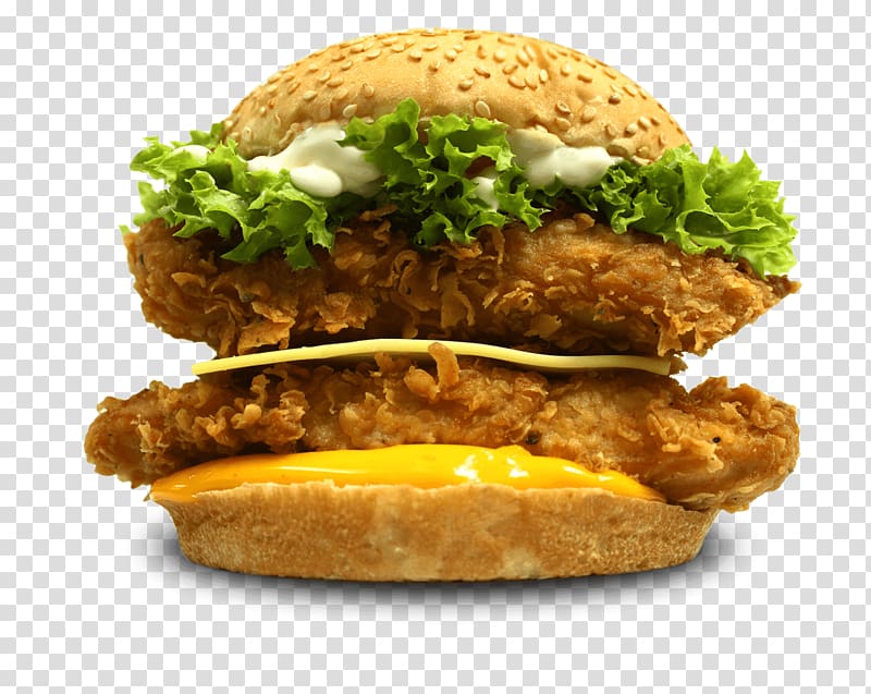 Cheeseburger Salmon burger Hamburger Chicken sandwich Breakfast sandwich, bun transparent background PNG clipart