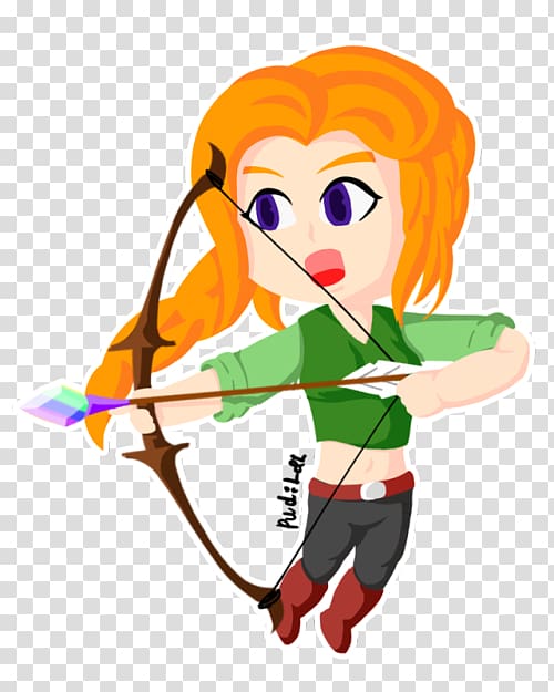 Illustration Fan art Artist, Archery Training transparent background PNG clipart