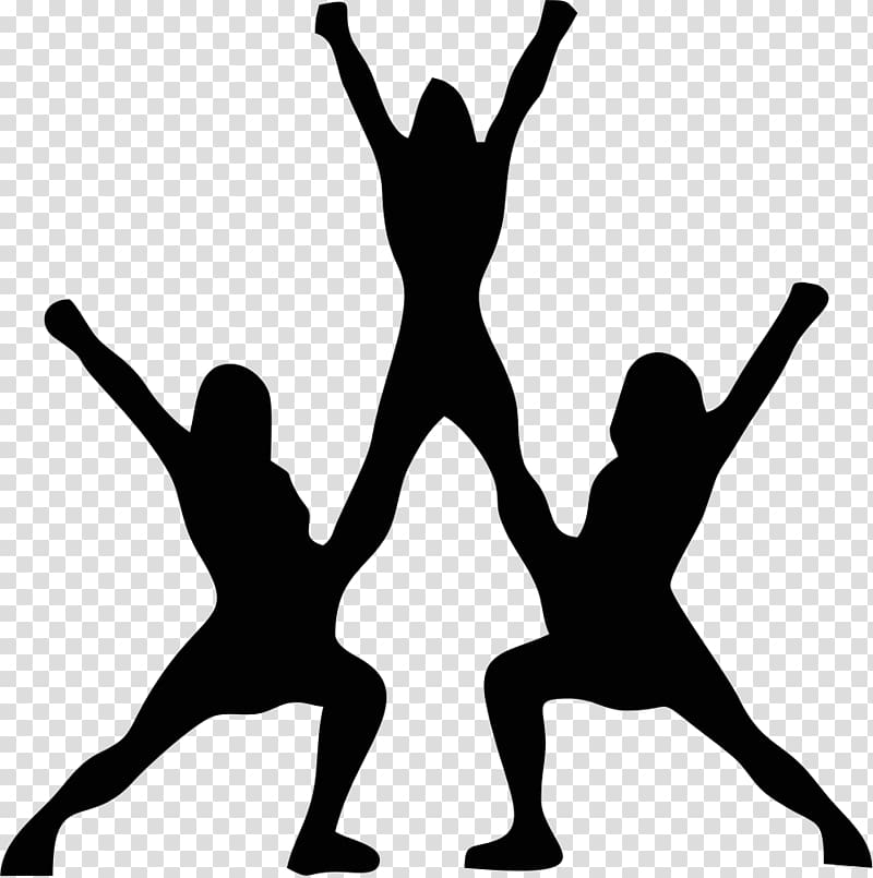 male cheer stunt clipart