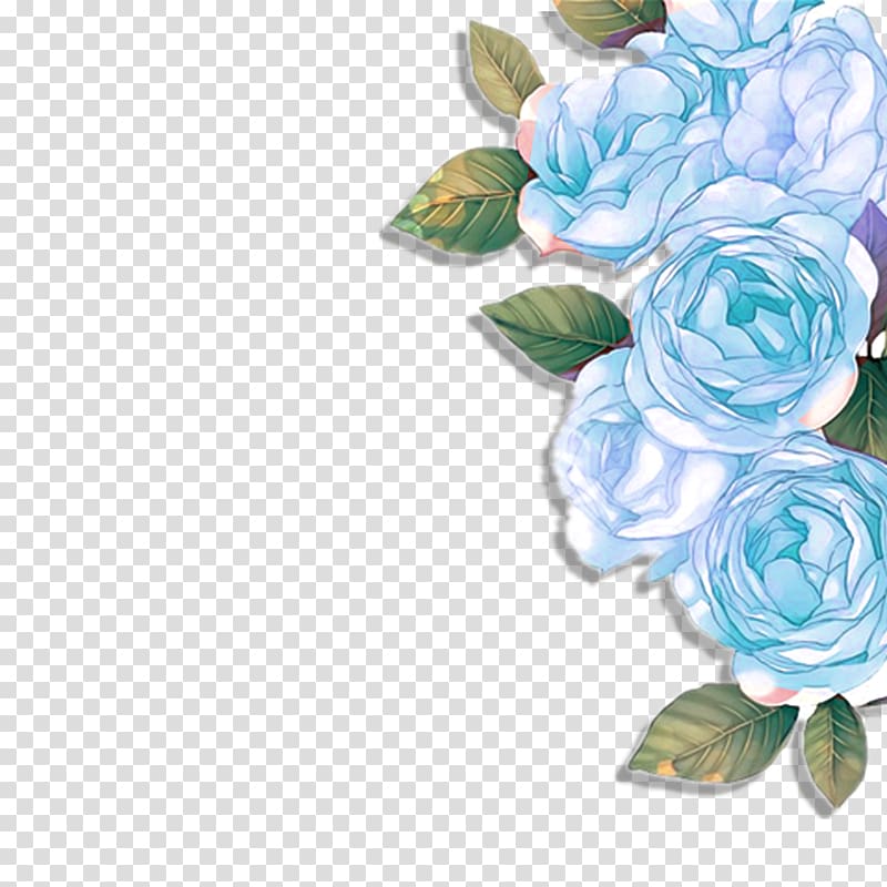 blue rose flowers illustration, Blue rose Garden roses Floral design Flower, Blue flowers transparent background PNG clipart