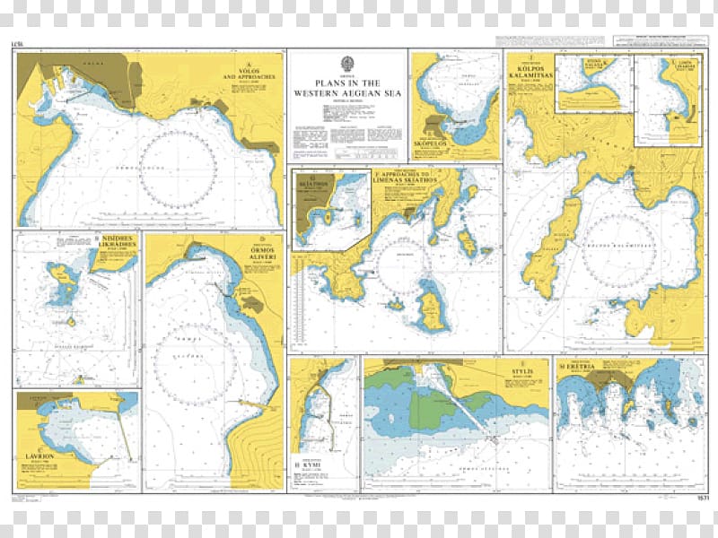 Aegean Sea Map Nautical chart Admiralty chart, catalog charts transparent background PNG clipart
