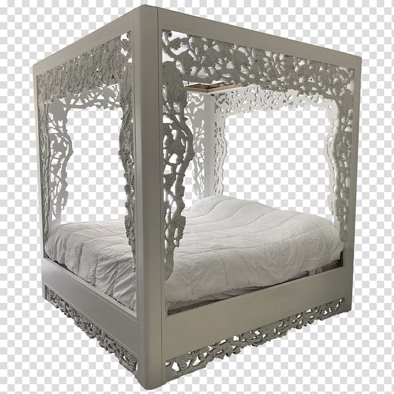 Bed frame Canopy bed Bedroom Furniture Sets Bed size, wide canopy transparent background PNG clipart