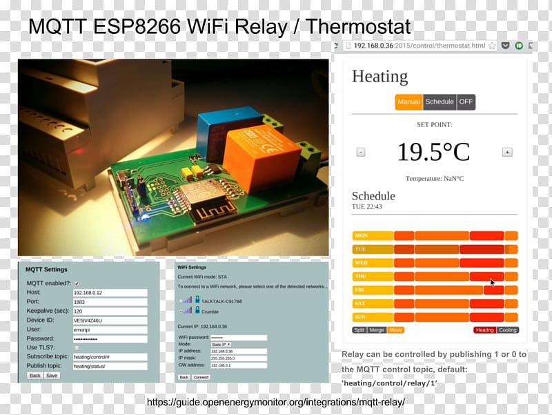Thermostat MQTT Relay Control system ESP8266, Relay transparent background PNG clipart