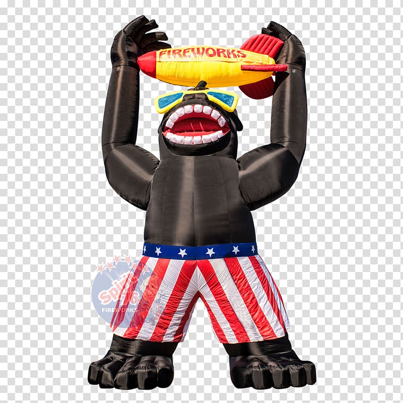 Mile High Inflatables Uncle Sam Price, Blow Up transparent background PNG clipart