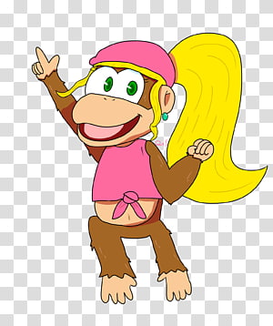 Donkey Kong Country 3: Dixie Kong\'s Double Trouble! Donkey Kong Country: Tropical Freeze Donkey Kong Country Returns Nintendo , hey diddle diddle characters transparent background PNG clipart thumbnail