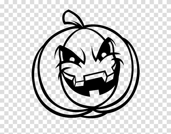 Halloween Pumpkin Drawing Jack-o'-lantern Calabaza, scary pumpkin transparent background PNG clipart