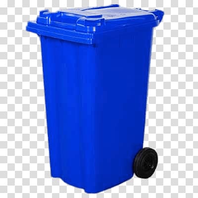 blue and gray trash bin, Bin Wheelie Blue transparent background PNG clipart