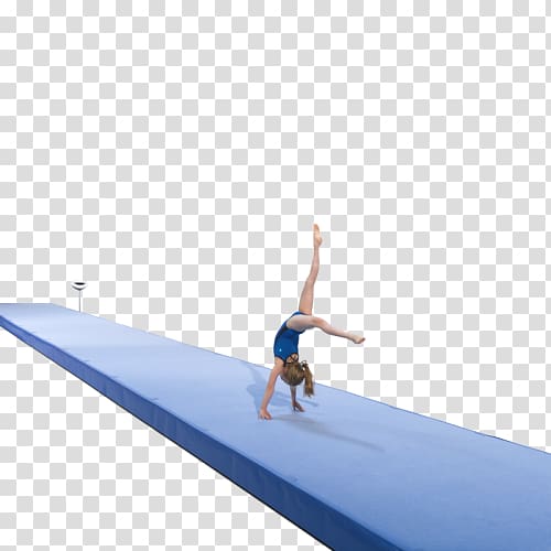 Artistic gymnastics Silhouette Split , gymnastics transparent background  PNG clipart