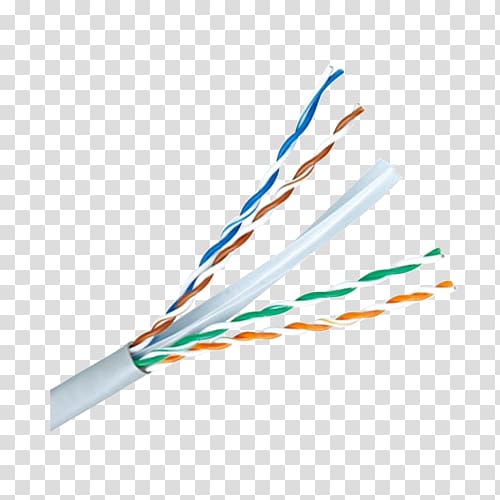Category 6 cable Twisted pair Category 5 cable Electrical cable 8P8C, Utp transparent background PNG clipart