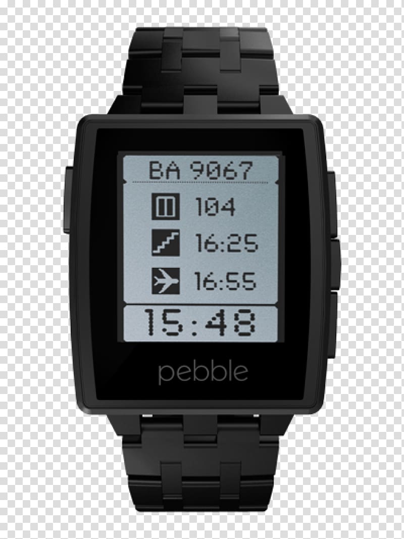 Pebble Time Smartwatch Pebble STEEL, android transparent background PNG clipart