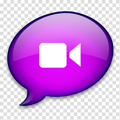 Ichat Computer Icons Online Chat Dock Purple Icon Transparent
