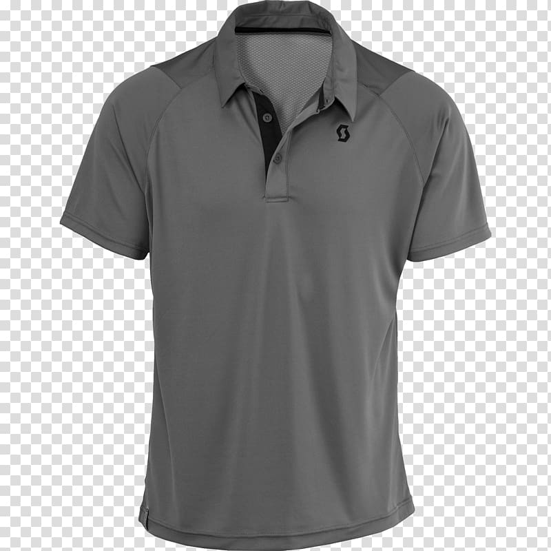 gray polo shirt, T-shirt Polo shirt , Polo shirt transparent background PNG clipart