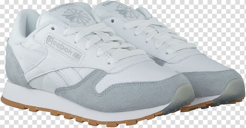 Shoe Sneakers White Leather Reebok, reebok transparent background PNG clipart