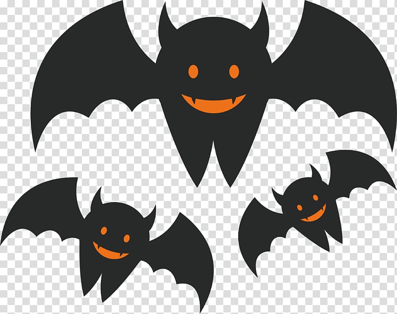 Vampire bat, Black vampire bat transparent background PNG clipart