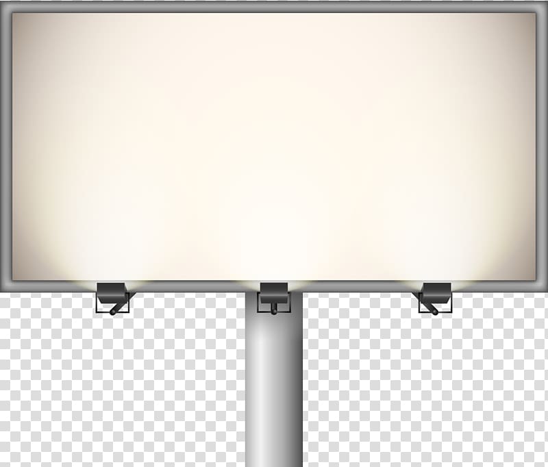 Light fixture Angle, painted roadside billboard transparent background PNG clipart