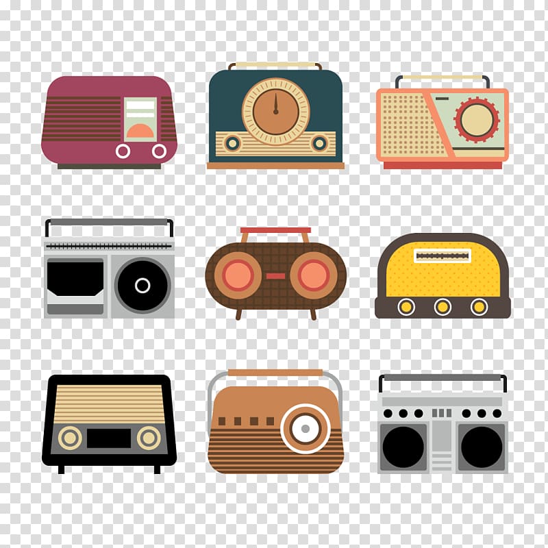 Vintage Radio Lineart Graphic by Frimma Gamma · Creative Fabrica