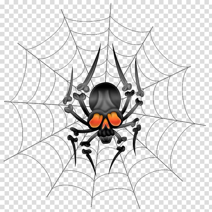 Widow spiders Spider web , spider transparent background PNG clipart