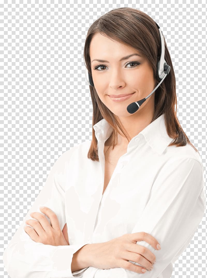 woman wearing headset, Switchboard operator Telephone Customer Service Headset Business, call center transparent background PNG clipart