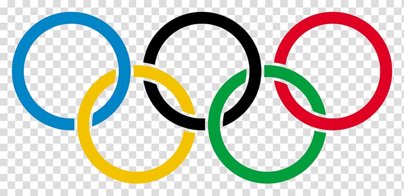 Olympic rings transparent background PNG clipart