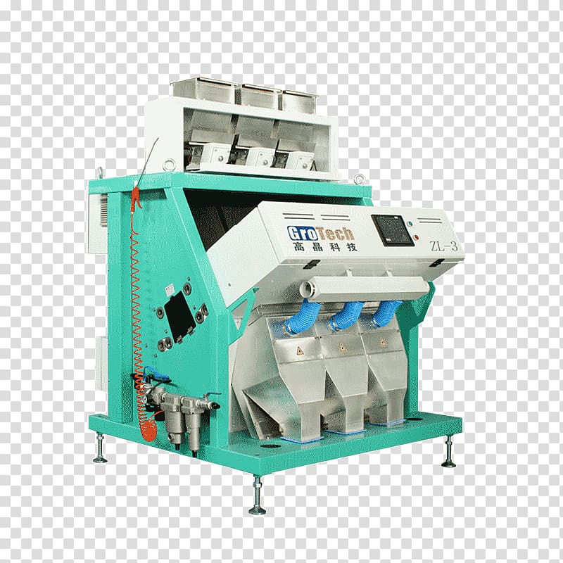 Colour sorter Rice color sorting machine Optical sorting plastic, rice transparent background PNG clipart