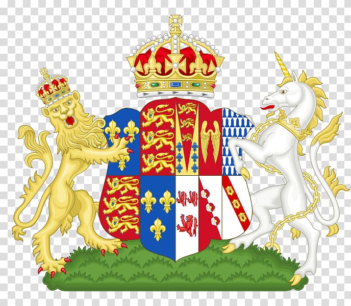 Royal coat of arms of the United Kingdom British royal family Crest, queen of england transparent background PNG clipart