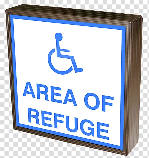 Area of refuge Sign Building Safety Emergency, non parking space transparent background PNG clipart
