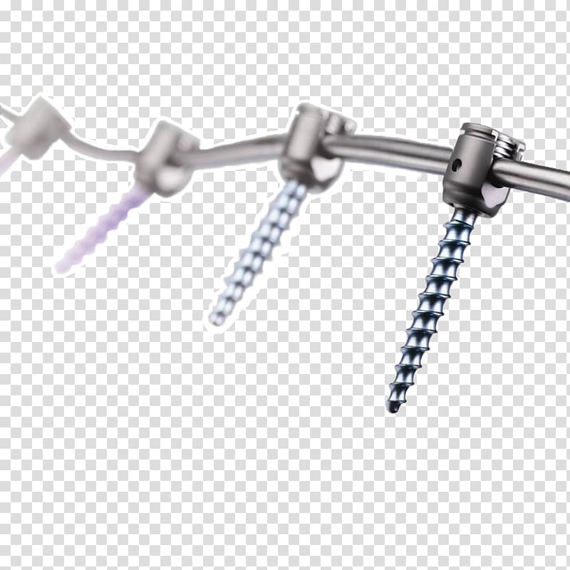 DePuy Synthes Companies Vertebral column Orthopaedics Screw Scoliosis, screw transparent background PNG clipart