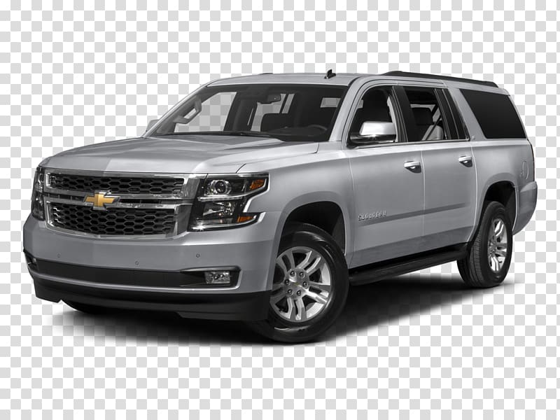 Used car 2017 Chevrolet Suburban LT Sport utility vehicle, suburban roads transparent background PNG clipart