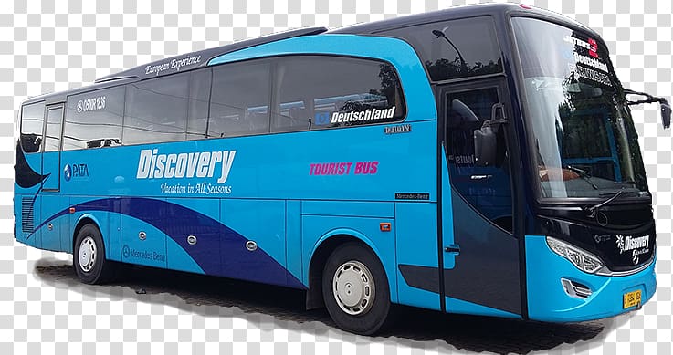 Tour bus service Bus Discovery, Bus Pariwisata Jakarta Batu Tourism, bus transparent background PNG clipart