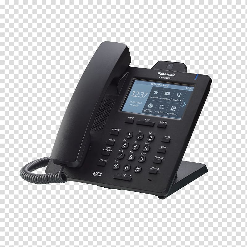 Panasonic KX-HDV330 VoIP phone Panasonic KX-HDV130 KX-HDV130NE Session Initiation Protocol Business telephone system, comunication transparent background PNG clipart