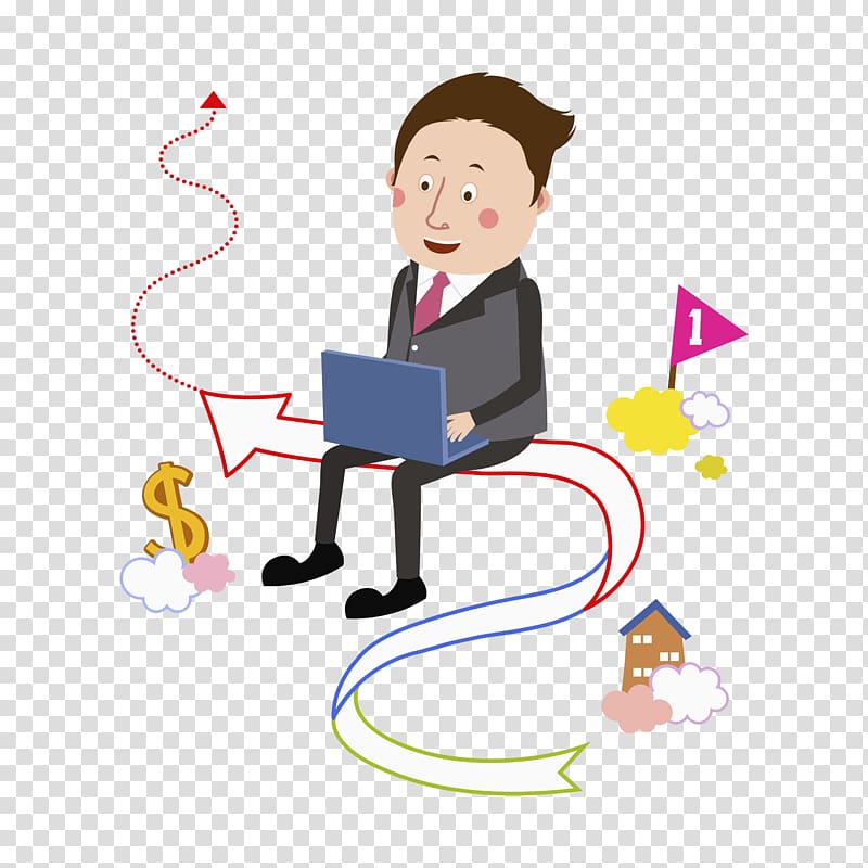 , Office man transparent background PNG clipart