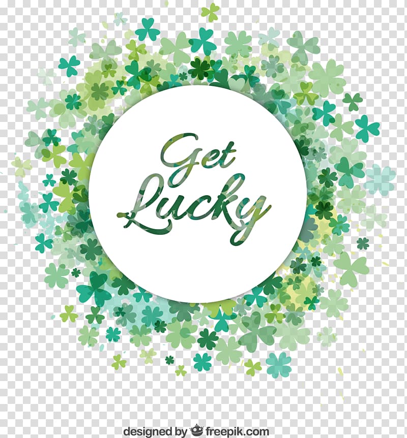 Luck Euclidean Four-leaf clover, Clover circle transparent background PNG clipart
