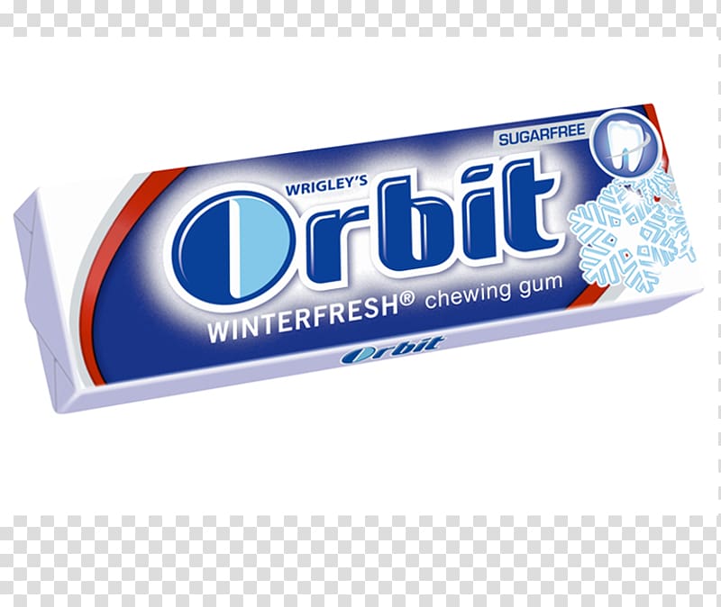 Chewing gum Orbit Winterfresh Lollipop Bonbon, chewing gum transparent background PNG clipart