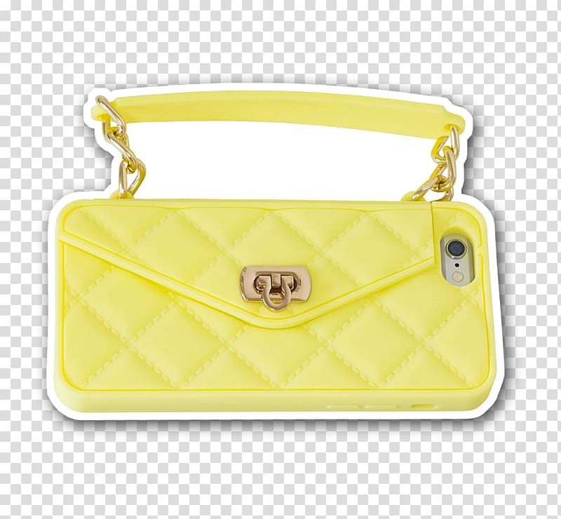 Handbag Hollywood Yellow iPhone 6, others transparent background PNG clipart