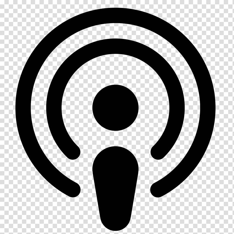Podcast Computer Icons Microphone , glyph transparent background PNG clipart