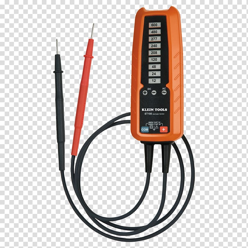 Test light Continuity tester Voltage Multimeter Electricity, electronic material transparent background PNG clipart