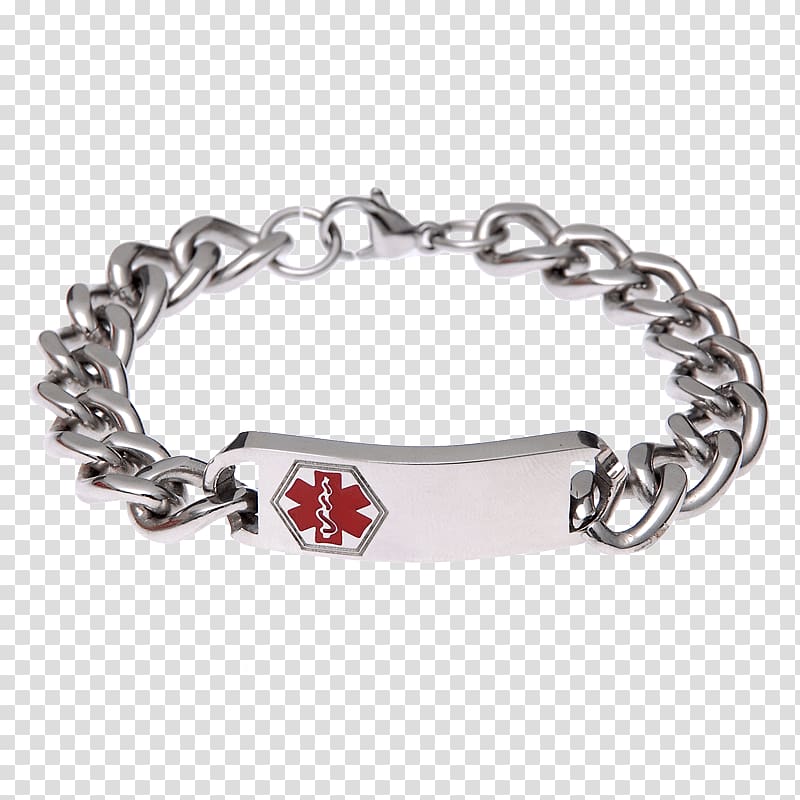 Bracelet Medical identification tag MedicAlert Jewellery Necklace, Jewellery transparent background PNG clipart
