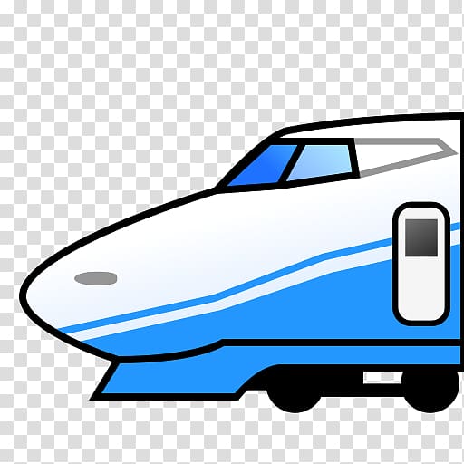 Train Emoji High-speed rail Transport Sticker, train transparent background PNG clipart