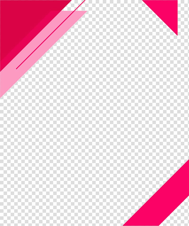 pink border, Triangle Pink Computer file, Triangle Border transparent background PNG clipart