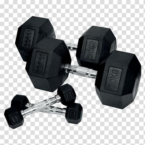 Dumbbell Barbell Olympic weightlifting Weight training CrossFit, dumbbell transparent background PNG clipart