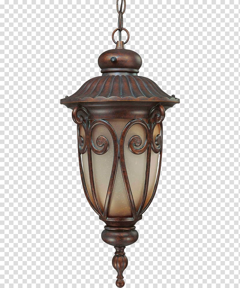 brown pendant light, Lighting Lantern Pendant light Light fixture, Lamps transparent background PNG clipart