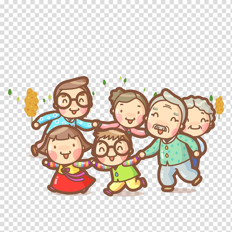 family dancing illustration, Family Drawing, family transparent background PNG clipart