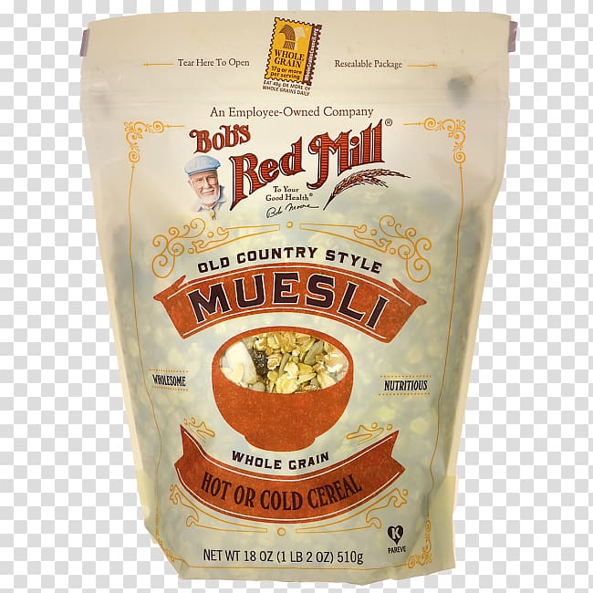 Muesli Breakfast cereal Bob\'s Red Mill Whole grain, others transparent background PNG clipart
