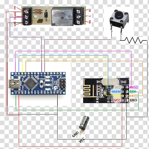 Microcontroller Arduino MySensors Relay Wiring, chime transparent background PNG clipart
