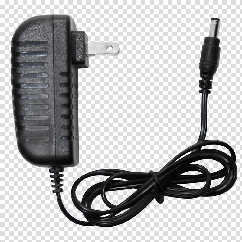 Battery charger AC adapter Power Converters Direct current, power cord transparent background PNG clipart