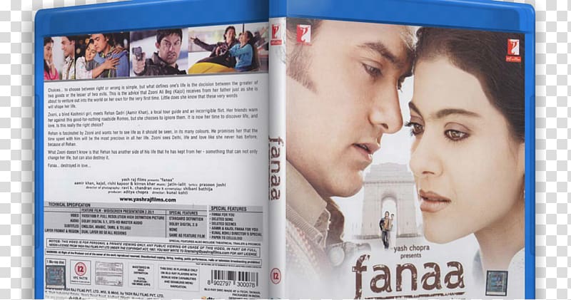 Fanaa The Fugitive Harrison Ford Poster Film, dvd transparent background PNG clipart