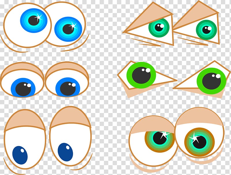 Human eye Cartoon Drawing, Eye Sight transparent background PNG clipart
