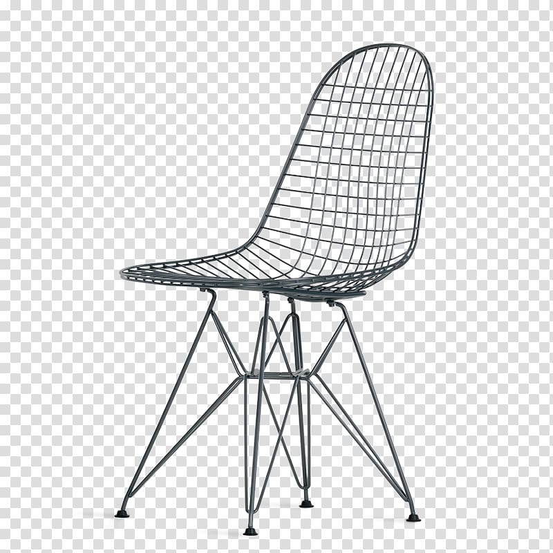 Eames Lounge Chair Wire Chair (DKR1) Eames House Charles and Ray Eames Vitra, chair transparent background PNG clipart